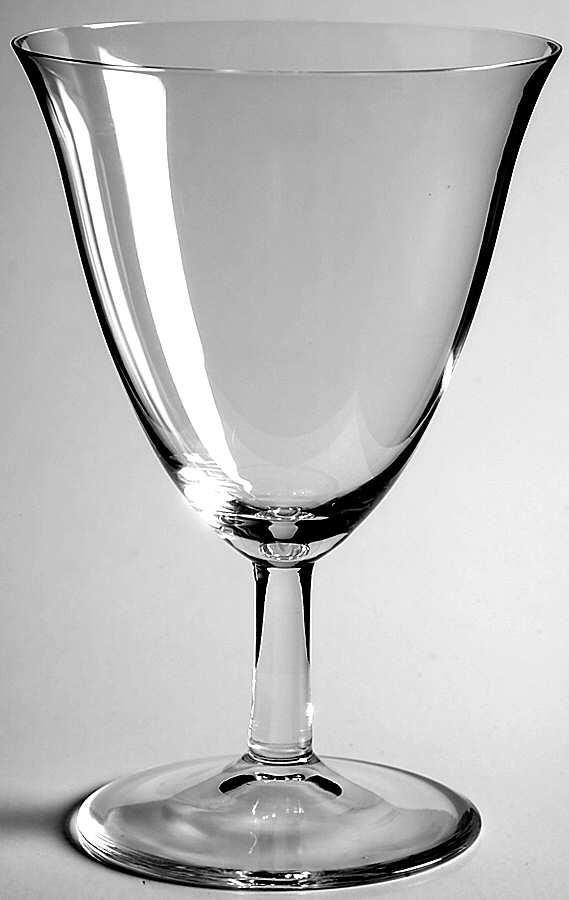 Daphne Clear Water Goblet by Royal Leerdam - Netherland-1