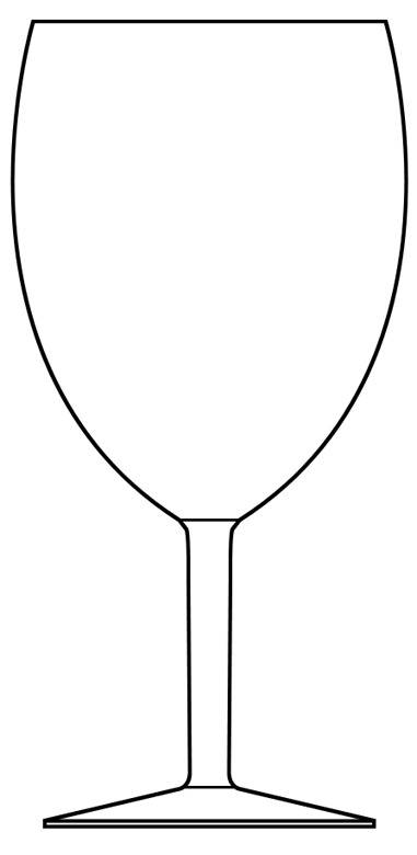 Gilde Water Goblet by Royal Leerdam - Netherland-1