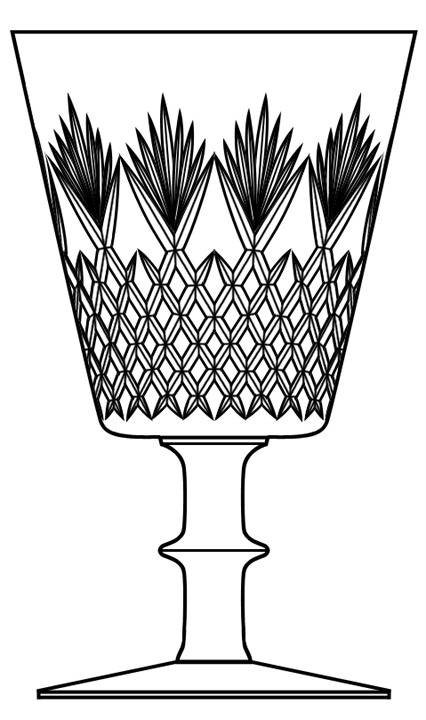 Leiden Water Goblet by Royal Leerdam - Netherland-1