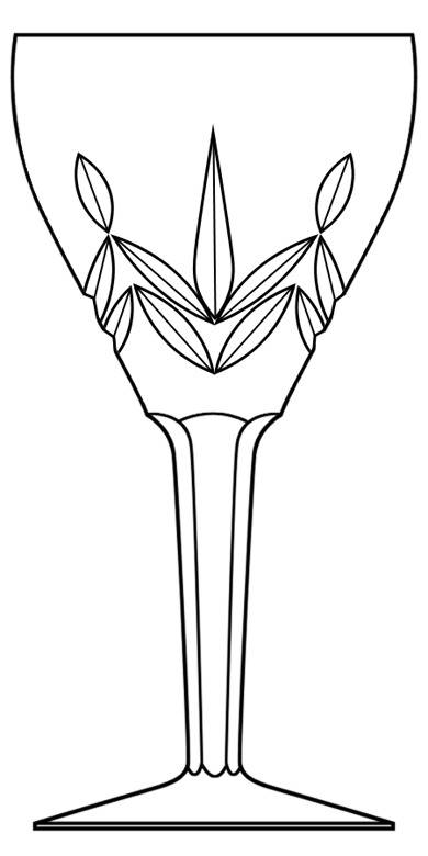 Liverpool Water Goblet by Royal Leerdam - Netherland-1