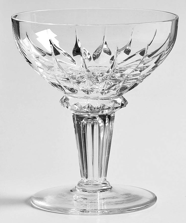 Rondo (Cut) Champagne/Tall Sherbet by Royal Leerdam - Netherland-1