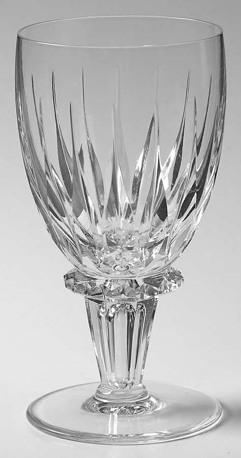 Rondo (Cut) Water Goblet by Royal Leerdam - Netherland-1