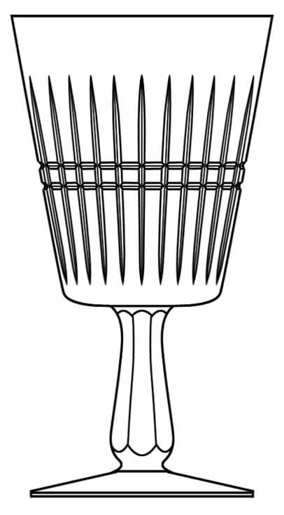 Tiara Water Goblet by Royal Leerdam - Netherland-1