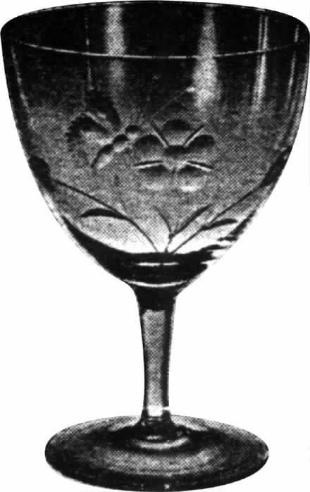 Butterfly Water Goblet by Royal Moselle-1