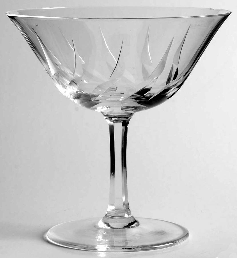 Doric Champagne/Tall Sherbet by Royal Moselle-1