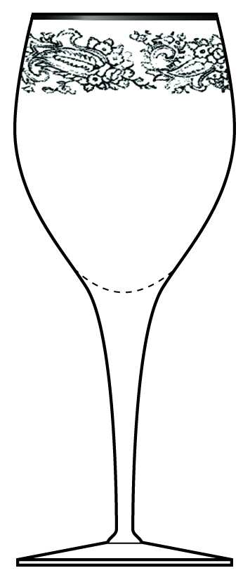 Bridal Veil Water Goblet by Reynolds-1