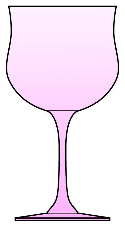 Misty Rose Pink Water Goblet by Reynolds-1