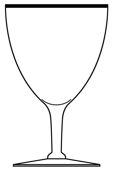 Gold Saturn Water Goblet by Reizart-1