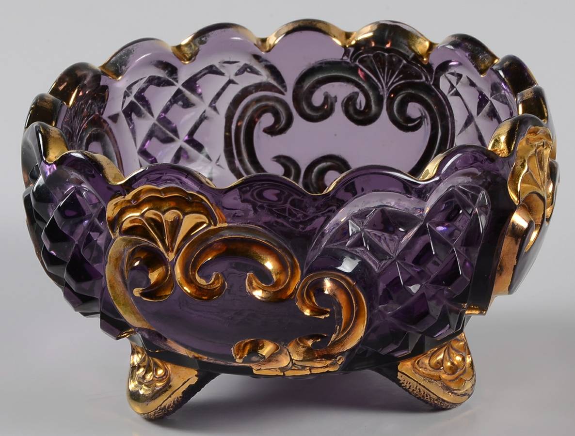 Croesus Amethyst Sauce Dish by Riverside-1