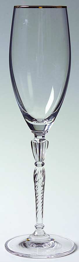 Oxford Gold Fluted Champagne by Royal Doulton-1