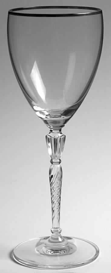 Oxford Platinum Water Goblet by Royal Doulton-1