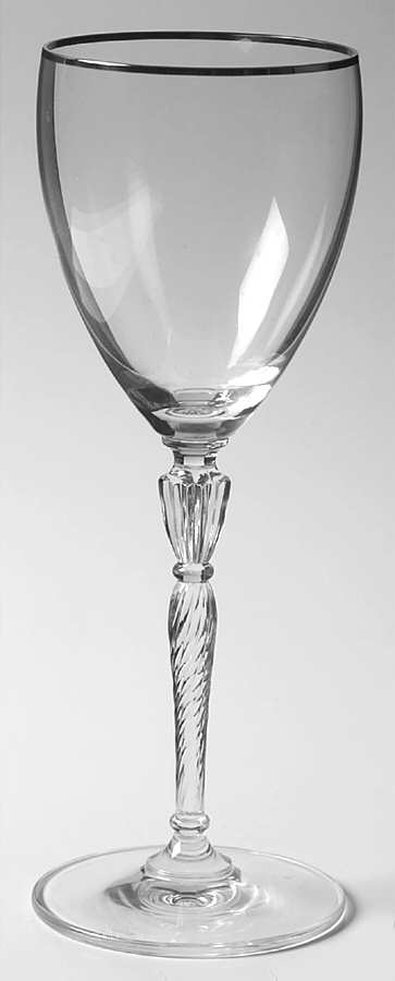 Oxford Platinum Wine Glass by Royal Doulton-1