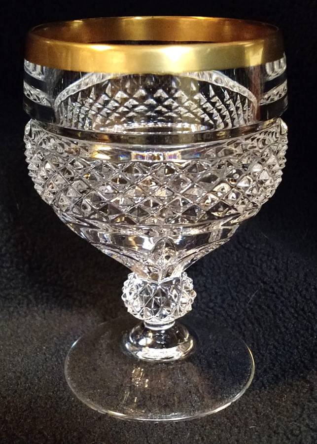 Williamsburg Gold Trim Oyster or Fruit Cocktail by Riekes-Crisa-1