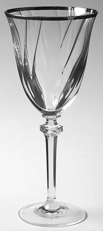 Vassar Platinum Water Goblet by Royal Doulton-1