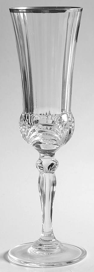 Aurea Platinum  Fluted Champagne by Royal Crystal Rock-1
