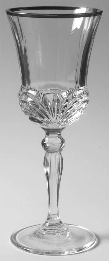Aurea Platinum  Wine Glass by Royal Crystal Rock-1