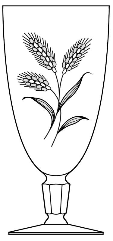 Wheat Water Goblet by Rosenthal-1