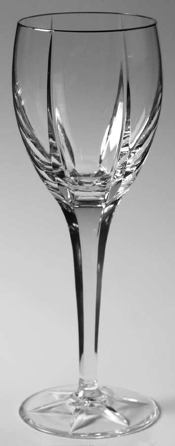 Tulipe Platinum Water Goblet by Rogaska-1