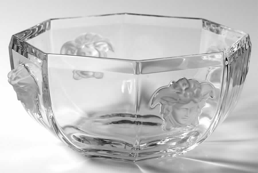 Medusa Lumiere Clear 7" Round Bowl by Rosenthal-1