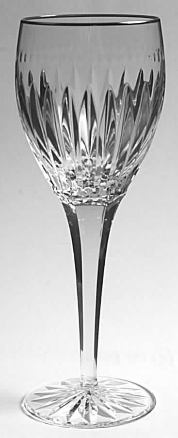 Infinity Platinum Water Goblet by Rogaska-1