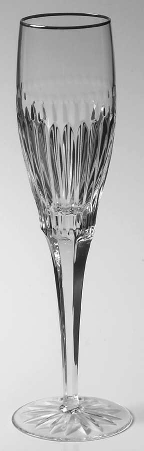 Infinity Platinum Fluted Champagne by Rogaska-1