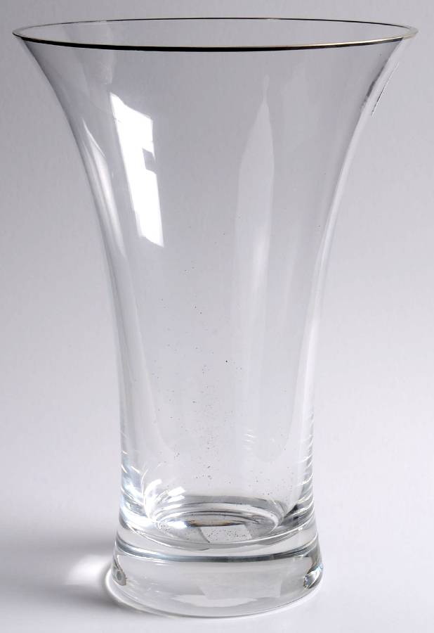 Fusion Ice Platinum 9" Flower Vase by Royal Doulton-1