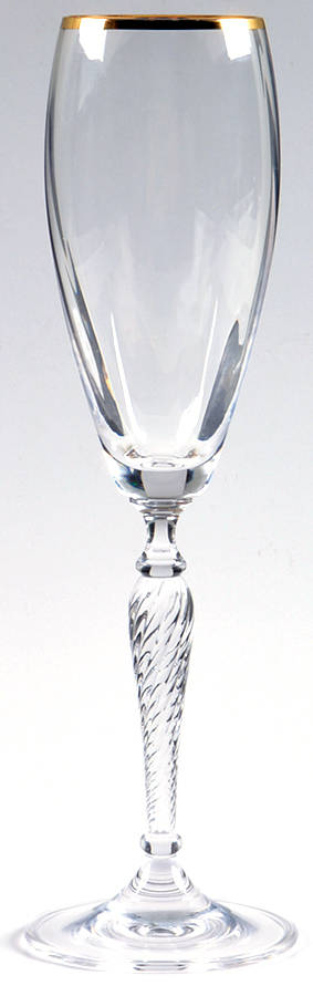 Dawn Gold Fluted Champagne by Royal Doulton-1