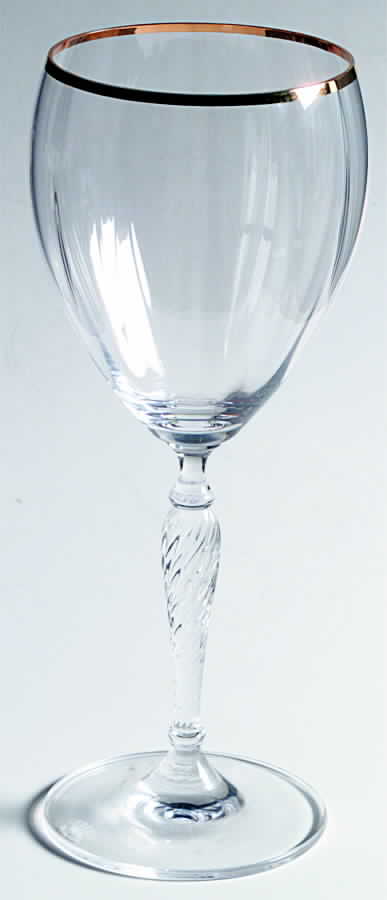Dawn Gold Water Goblet by Royal Doulton-1