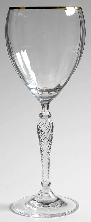 Dawn Gold Wine Glass by Royal Doulton-1