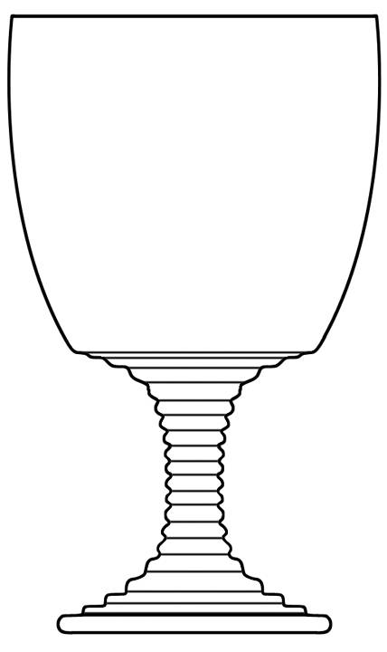 RC17 Water Goblet by Rosenthal-1