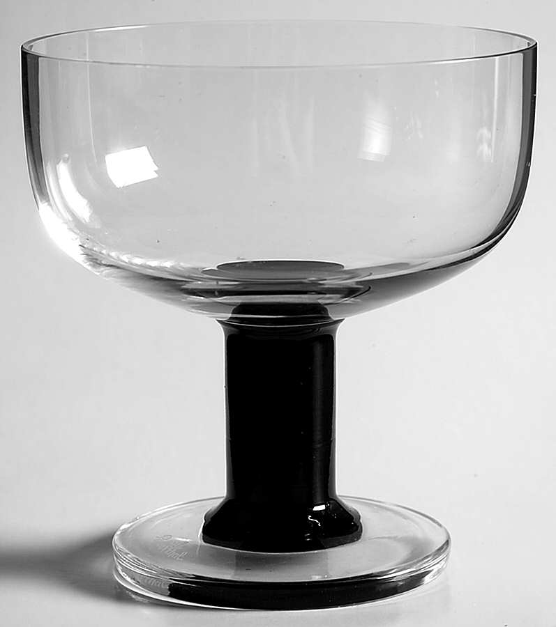 Plus Black Champagne/Tall Sherbet by Rosenthal-1