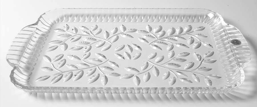 Laurus 15" Rectangular Handled Tray by Royal Crystal Rock-1