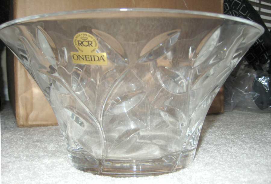 Laurus 9" Flared Bowl by Royal Crystal Rock-1