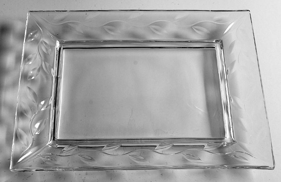 Laurus 10" Rectangular Tray by Royal Crystal Rock-1