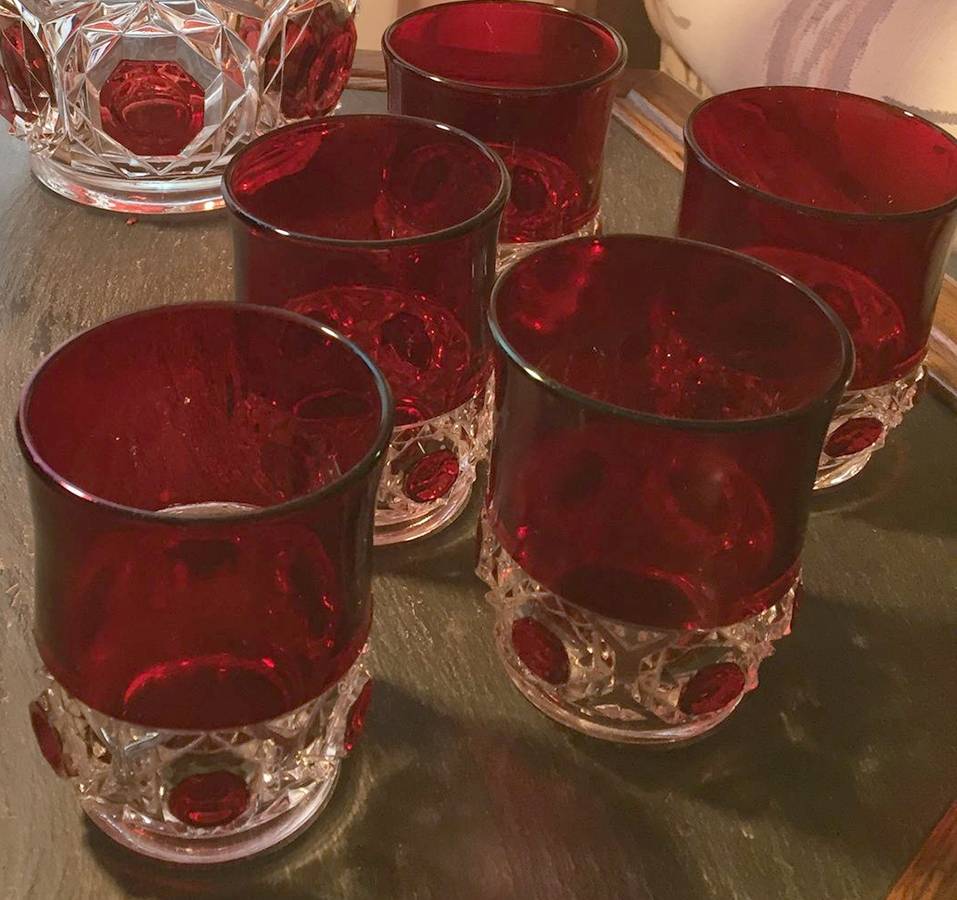Box In Box Ruby Flash Flat Tumbler by Riverside-1