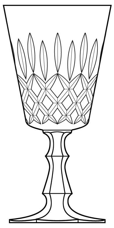 RCY7 Water Goblet by Royal Crystal Rock-1