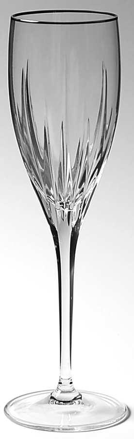 Soho Platinum Fluted Champagne by Rogaska-1