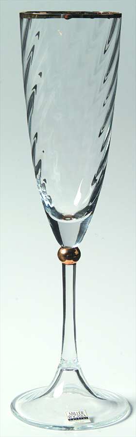 Jubilee Gold Fluted Champagne by Rogaska-1