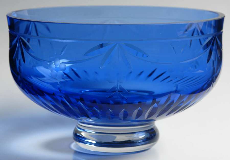 Windsor Blue 8" Round Bowl by Rogaska-1