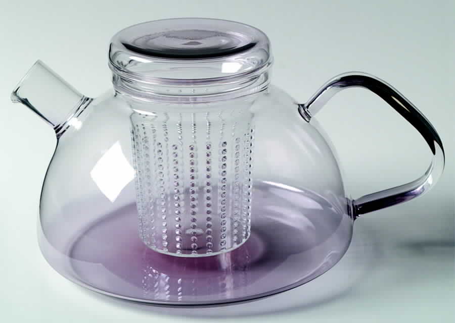 Smoke Purple Teapot & Lid w/Infuser by Royal Doulton-1