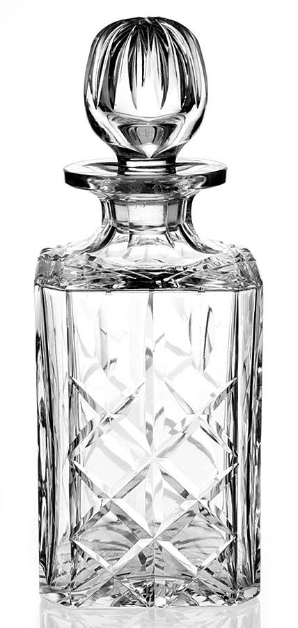 RBR12 Square Decanter with Stopper by Royal Brierley-1