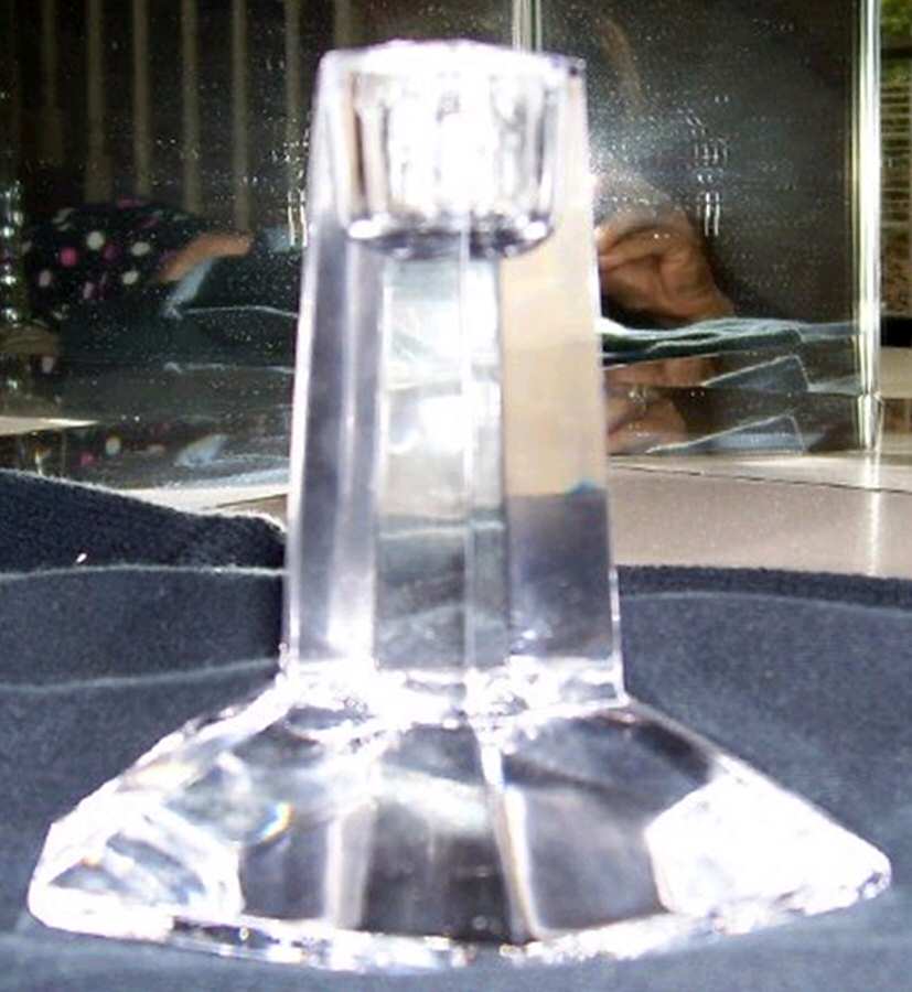 Frank Lloyd Wright 3" Single Light Candlestick by Rogaska-1