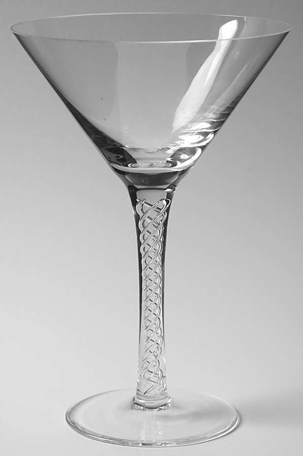 Air Twist Martini Glass by Rogaska-1