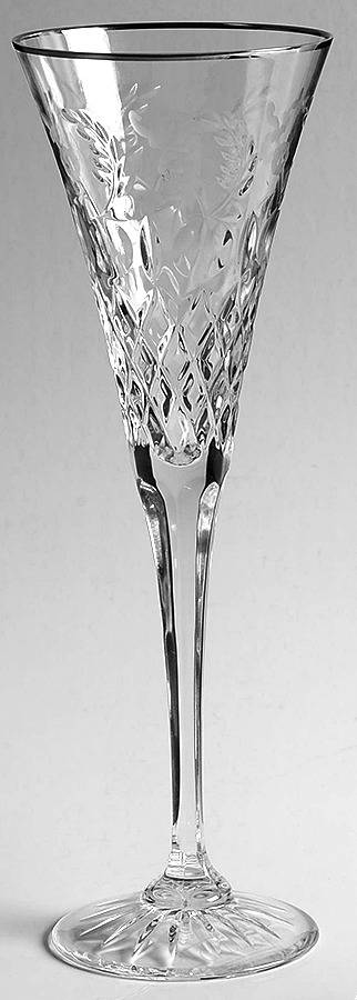 Gallia Platinum Fluted Champagne by Rogaska-1