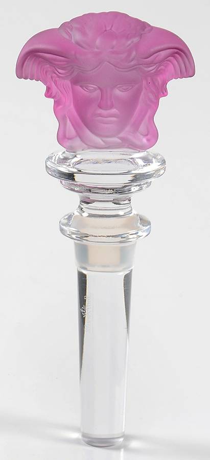 Medusa Lumiere Amethyst Wine Bottle Stopper by Rosenthal-1