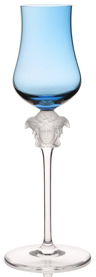Medusa Lumiere Petrol (Blue) Grappa Wine by Rosenthal-1