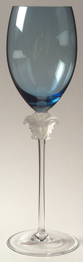 Medusa Lumiere Petrol (Blue) White Wine by Rosenthal-1