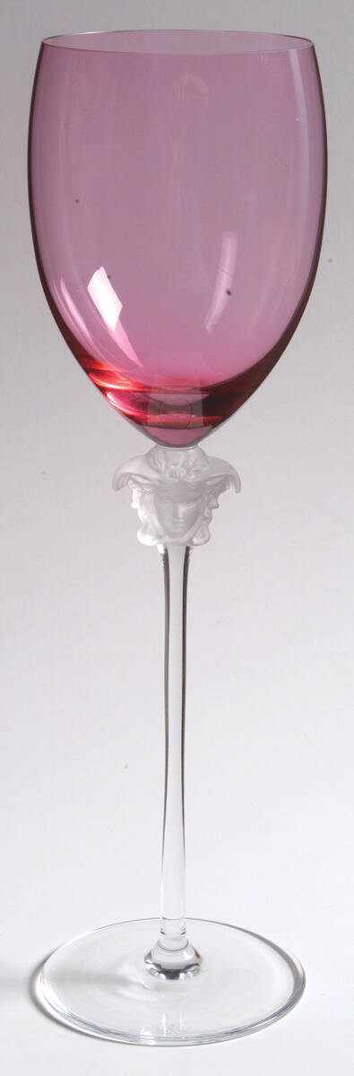 Medusa Lumiere Rose Water Goblet by Rosenthal-1