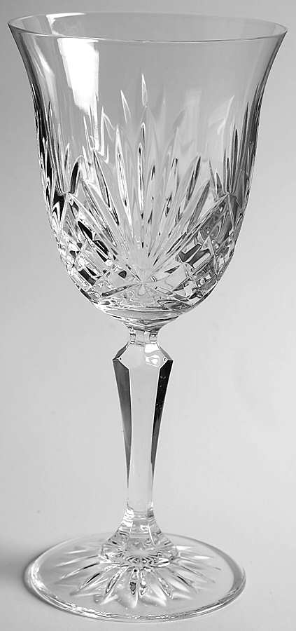 Richmond (No Trim, Multisided Stem) Water Goblet by Rogaska-1