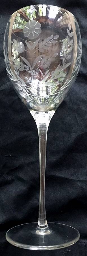 Cut Flower Wine Glass by Paul Revere-1